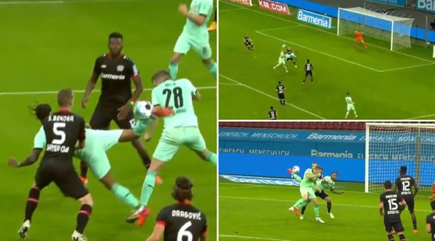 Tuyệt kỹ vua bọ cạp xuất hiện gây chấn động Bundesliga