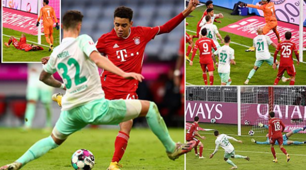 Vắng hàng loạt trụ cột, Bayern Munich hòa như thua tại Bundesliga