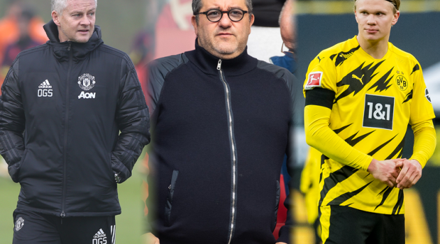 Vì Haaland, Solskjaer bị Mino Raiola mỉa mai