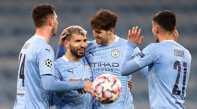 Aguero trở lại, ghi bàn giúp Man City đại thắng Marseille
