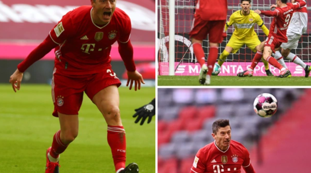 San bằng kỷ lục vĩ đại, Lewandowski giúp Bayern bay cao ở Bundesliga