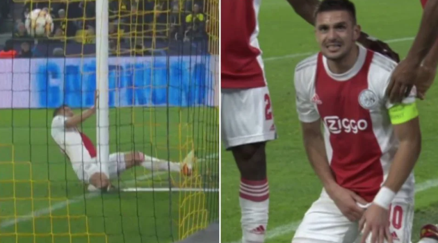 Dusan Tadic xả thân giúp Ajax hạ gục Dortmund