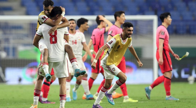 UAE giành suất đá play-off World Cup sau trận thắng Hàn Quốc
