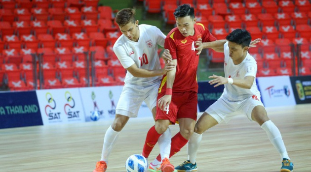 Tuyển Việt Nam bị Myanmar cầm hòa ngày ra quân vòng loại Giải Futsal châu Á 2022