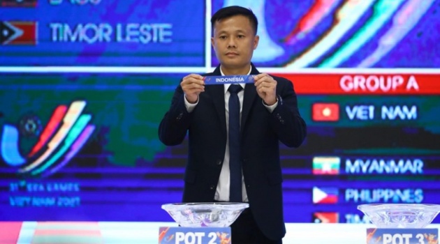 U23 Việt Nam và Indonesia cùng bảng tại SEA Games 31