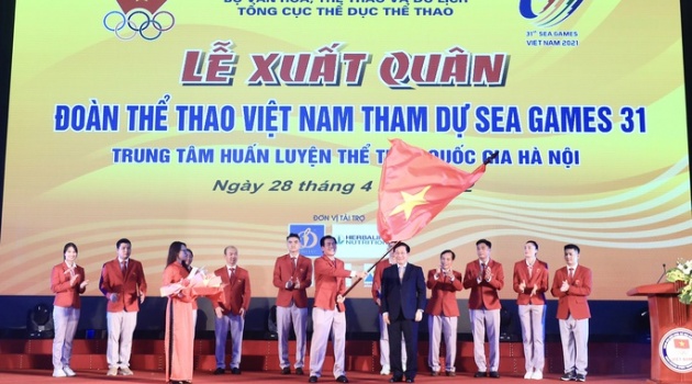 Lễ xuất quân của đoàn thể thao Việt Nam tại SEA Games 31