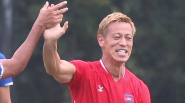 HLV Honda không còn căng thẳng khi tập cùng học trò