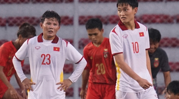 Tuyển nữ Việt Nam thất bại trong trận tranh HCĐ giải Đông Nam Á