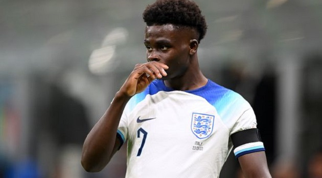 Saka đã có trận đấu tồi tệ nhất trong màu áo tuyển Anh