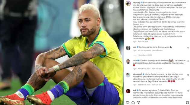 Neymar: 'Tôi chết lặng trong 10 phút'