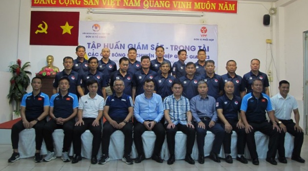 Trọng tài Việt Nam thi sát hạch trước V-League 2023
