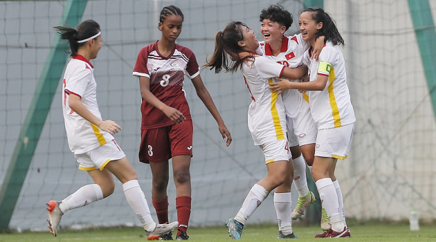 U17 nữ Việt Nam đại thắng ngày ra quân giải châu Á