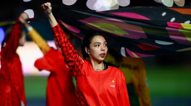 Xúc động với hình ảnh Việt Nam trong lễ khai mạc World Cup nữ 2023