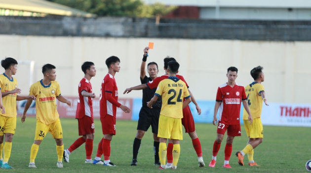 Giải U21 quốc gia: Thi đấu hơn người, Viettel không thể ngược dòng trước Thanh Hoá