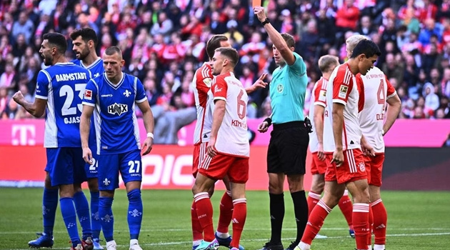 Huyền thoại Bayern chỉ trích Kimmich sau chiếc thẻ đỏ ngớ ngẩn