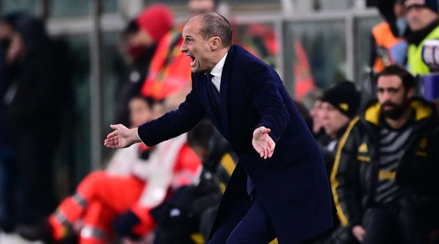 Max Allegri vẫn hài lòng dù Juventus không thắng