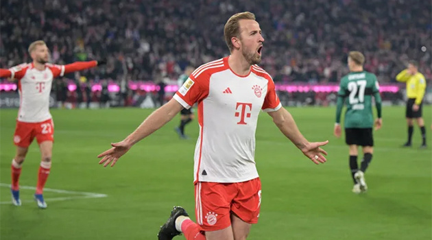 Harry Kane tiếp tục phá vỡ kỷ lục ở Bundesliga