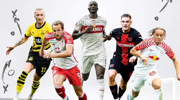 Bundesliga nhiều cơ hội giành 5 suất dự C1 mùa sau