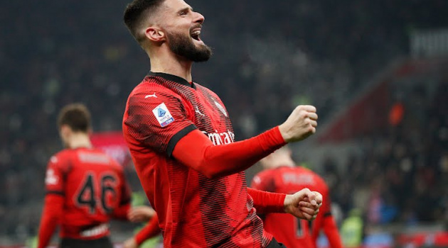 Chấm điểm Milan 3-1 Roma: Giroud thăng hoa, Lukaku mất hút