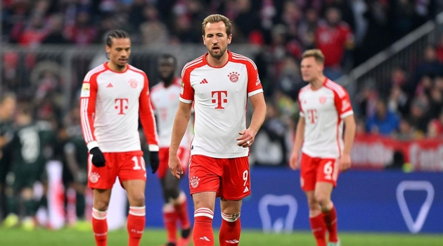 Bayern Munich bắt đầu phụ thuộc vào Harry Kane?