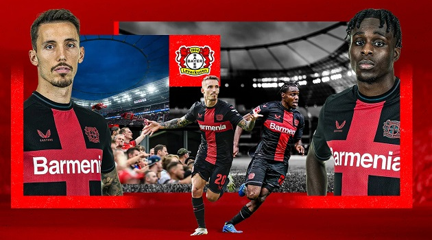 Cặp hậu vệ cánh miễn chê của Bayer Leverkusen