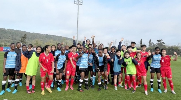 U16 nữ Việt Nam thua ĐT U16 Mỹ ở giải đấu do UEFA tổ chức