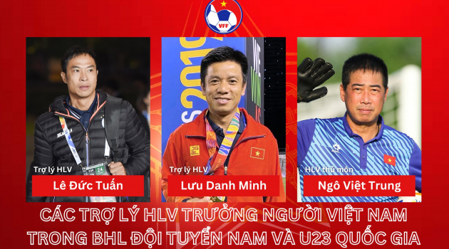 VFF công bố 3 'cánh tay phải' cho HLV Kim Sang-sik, có người từng dự AFC Champions League