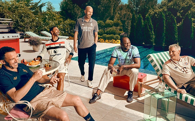 Vieira, Zidane, Ferdinand cực ngầu trong áo đấu thứ 3 của CLB