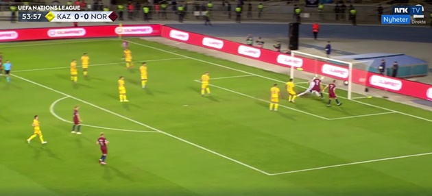 Một trong những màn thể hiện tồi tệ nhất của Haaland