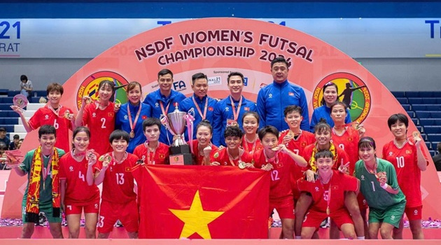Nữ Futsal Việt Nam vô địch, PPHN giữ ngôi đầu giải U19