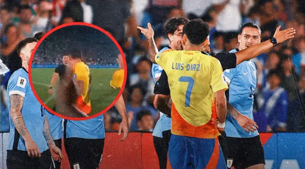 Luis Diaz xung đột với Darwin Nunez ngay sau trận Uruguay 3-2 Colombia