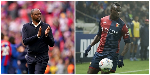 NÓNG: Patrick Vieira tái xuất ghế huấn luyện ở Serie A, ác mộng cho Balotelli