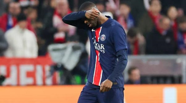 PSG trả giá vì đặt niềm tin mù quáng vào Ousmane Dembele