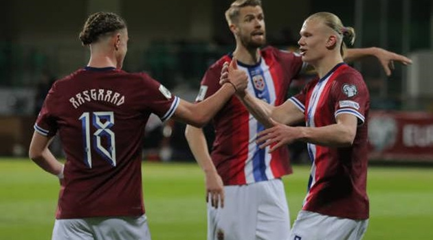 Moldova 0-5 Na Uy: Đầu tàu Haaland; Chiến thắng hủy diệt