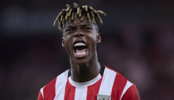 Nico Williams sẵn sàng ra sân trước MU