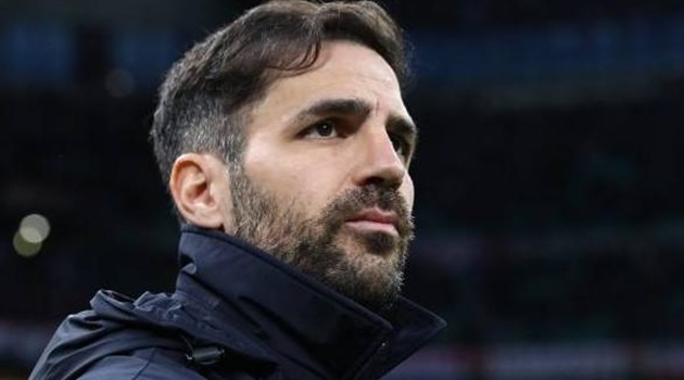 Fabregas không quan tâm AS Roma và AC Milan