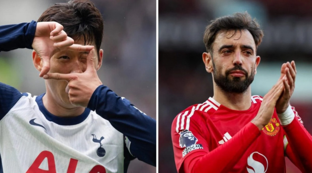 Đội hình kết hợp MU - Tottenham: Bruno Fernandes hỗ trợ Son Heung-min