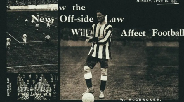 Luật việt vị, Bill McCracken và một thế kỷ nhìn lại: Quyết định làm thay đổi bóng đá mãi mãi