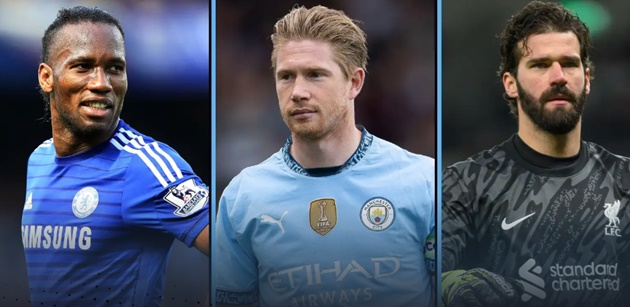 De Bruyne và 8 siêu sao chưa từng giành POTM Premier League