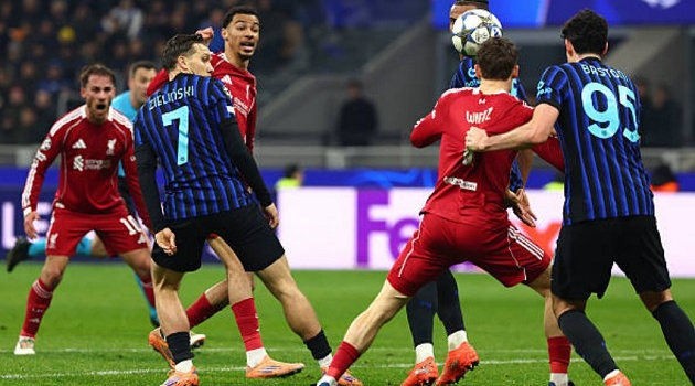 Báo Ý: Trọng tài đầu độc trận Inter thua Liverpool