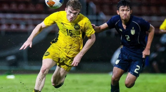 U22 Malaysia mất mũi nhọn Fergus Tierney trước bán kết SEA Games 33