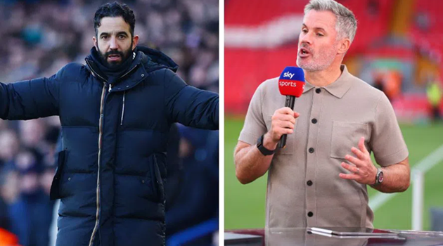 Carragher chê Amorim không đủ trình dẫn dắt MU