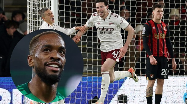 Ivan Toney khuyên Arteta đưa Rice lên đá tiền đạo