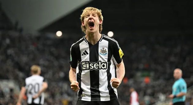 Arsenal nhắm Gordon giá 60 triệu bảng thay Martinelli