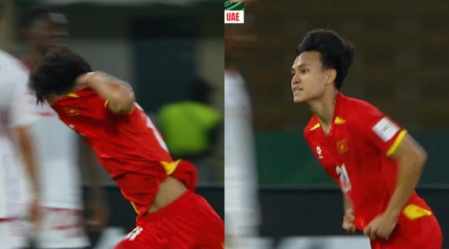 Minh Phúc gây sốt với cú phanh gấp thoát án treo giò