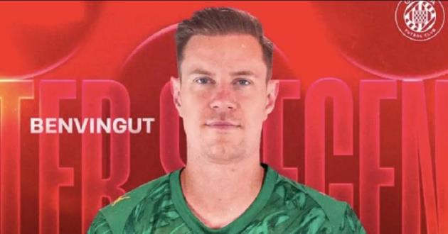 CHÍNH THỨC: Girona mượn thành công Marc-Andre ter Stegen từ Barcelona