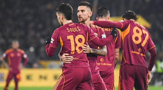 Roma chia điểm Milan, dâng lợi thế lớn cho Inter