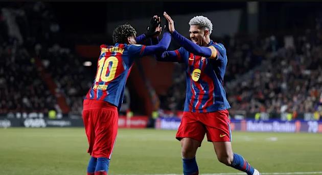 Araujo nổ súng ngày trở lại, Barca thót tim vào bán kết Copa del Rey