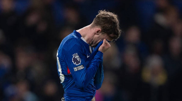 Palmer thất thần vì bỏ lỡ bàn thắng mười mươi ở phút bù giờ