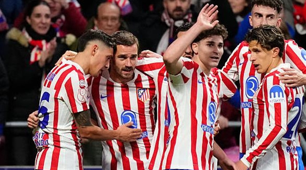 Atletico hủy diệt Barca bằng 4 bàn thắng ngay hiệp 1